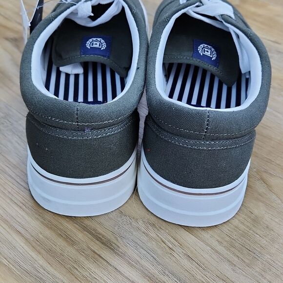 🔹️NWT Chaps Olive Chase Canvas Lace-up Sneakers Men's 10.5 - Picture 5 of 12